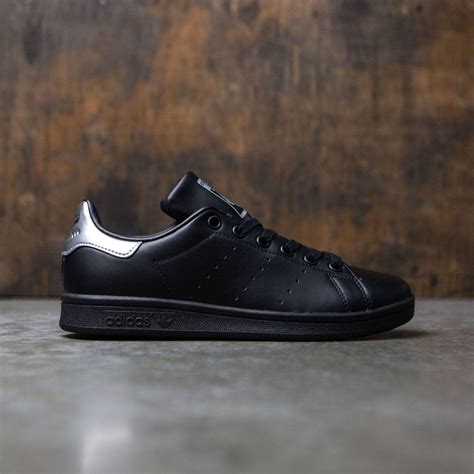 adidas stan smith all black|adidas stan smith dames black.